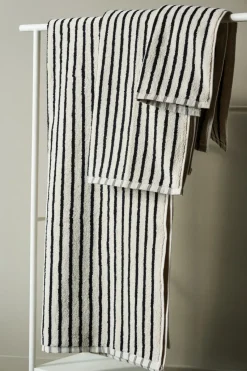 Toalla Drift 30x50 cm, Blanco-negro