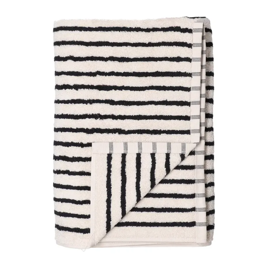 Toalla Drift 50x70 cm, Blanco-negro