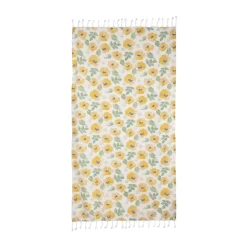 Toalla Eden hamam 90x170 cm, Amarillo mixto