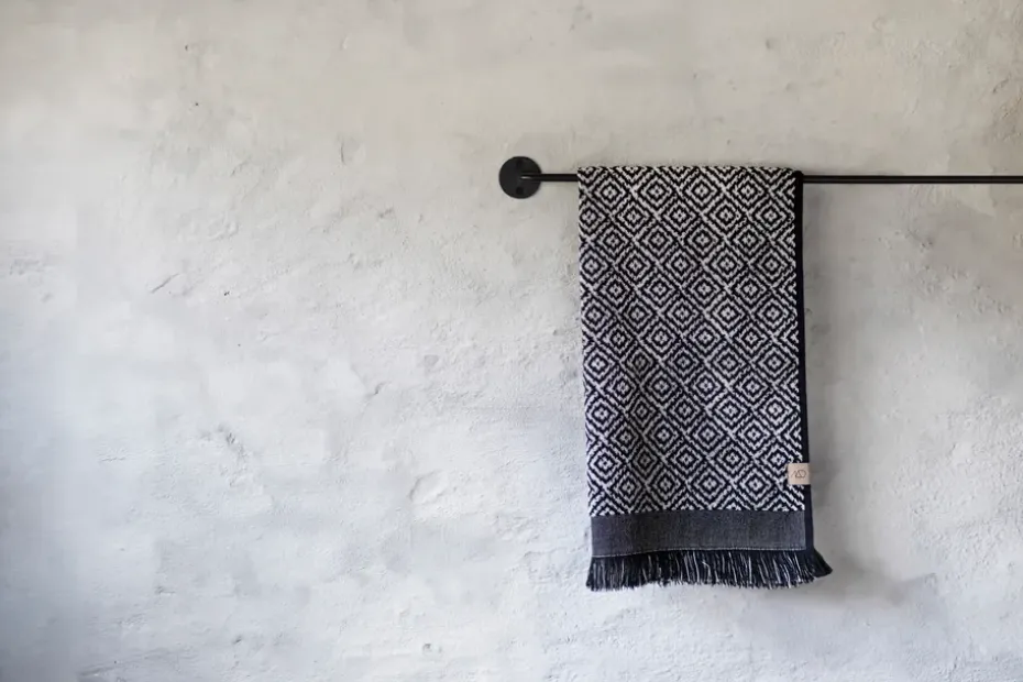Toalla Morocco 70x135 cm, Black-white