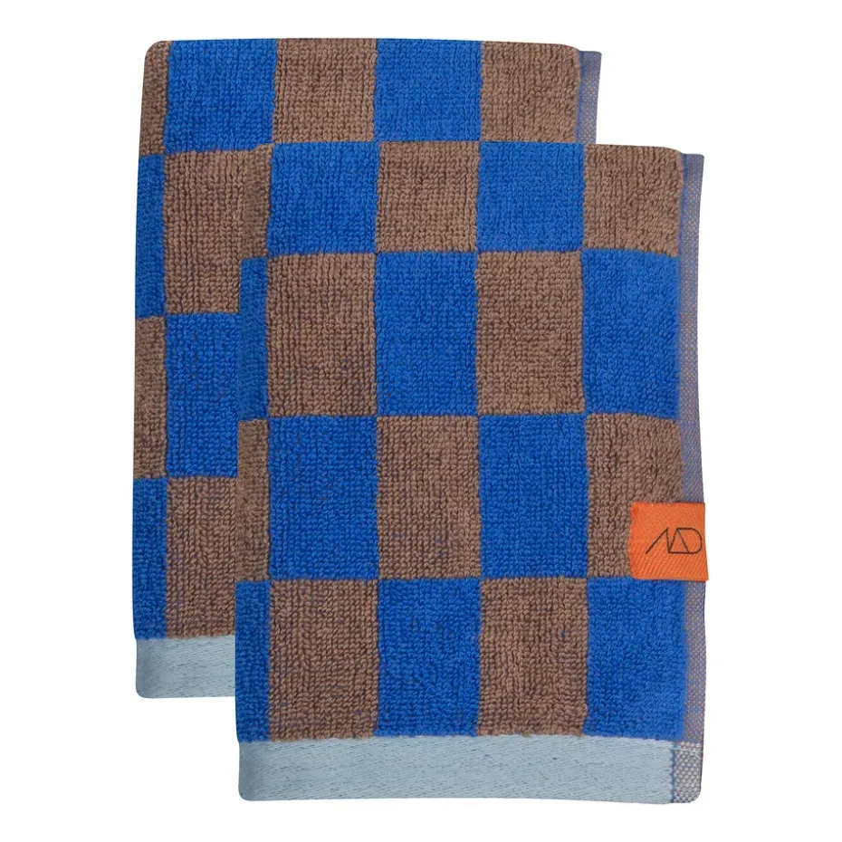 Toalla Retro, Cobalt, 40x55 cm, Set de 2