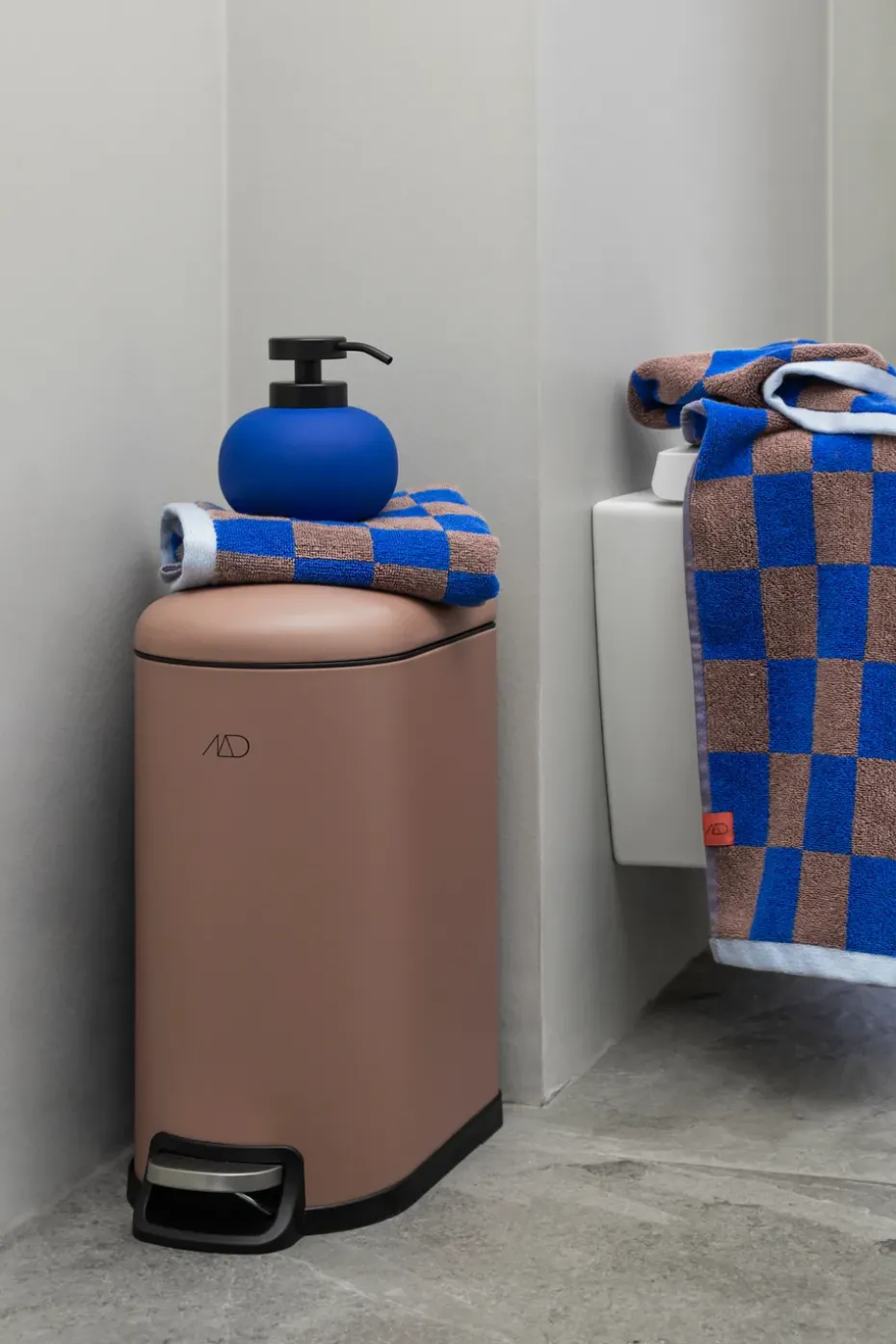 Toalla Retro, Cobalt, 40x55 cm, Set de 2