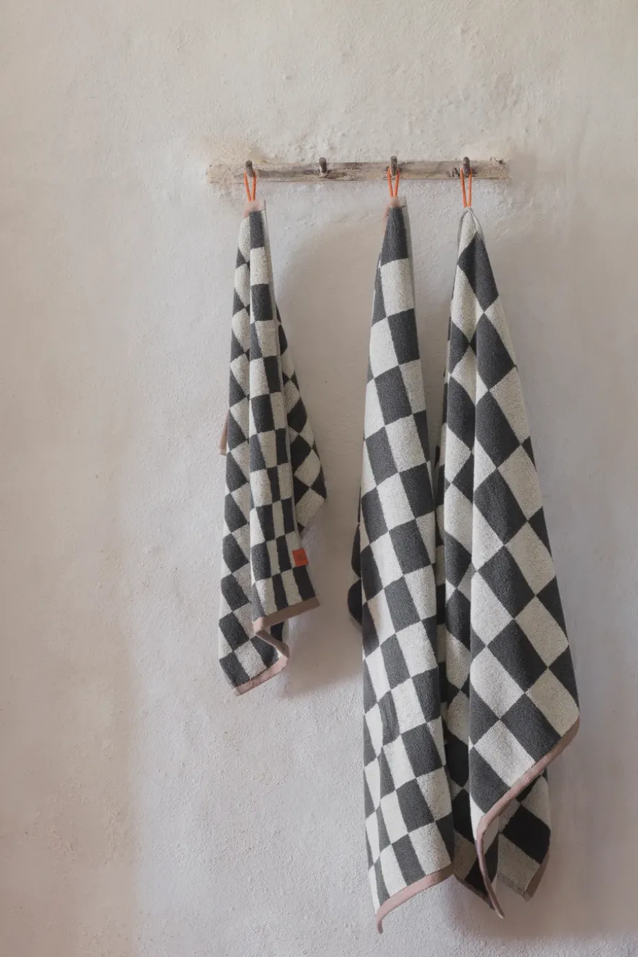 Toalla Retro, Dark grey, 50x90 cm