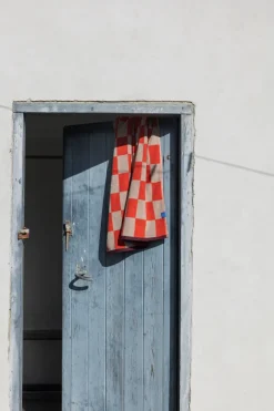 Toalla Retro, Dark orange, 50x90 cm