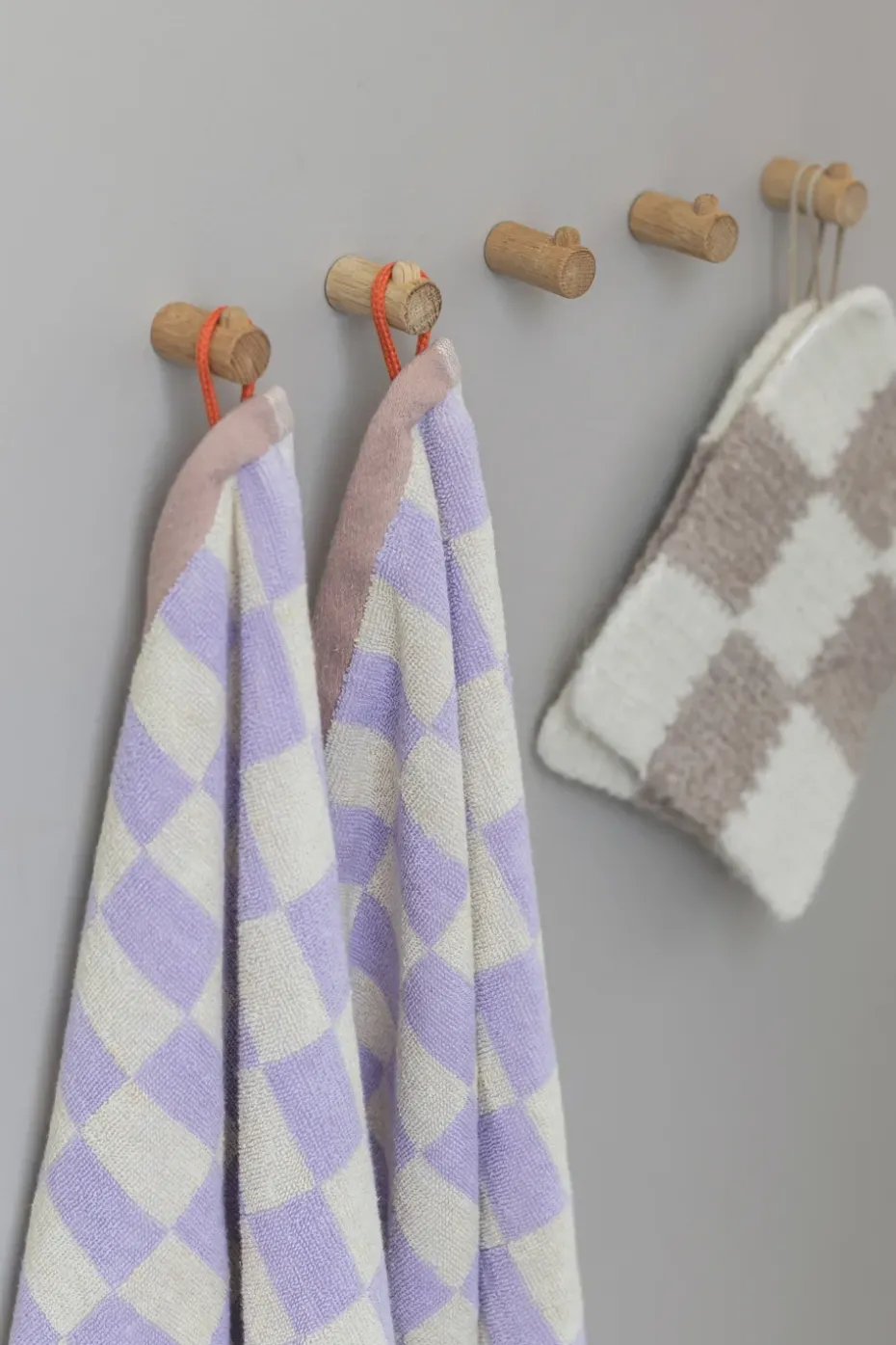Toalla Retro, Lilac, 40x55 cm, Set de 2