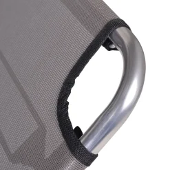 Tumbona Amigo, Tela continente, estructura de aluminio
