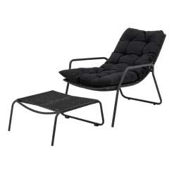Tumbona Boel, negro