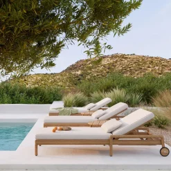 Tumbona Jack outdoor teak, Sin cojín
