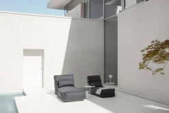 Tumbona STAY lounger L 150x80 cm, Coal