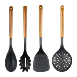 Utensilios de cocina Korra, 4 piezas, Acacia-plástico