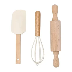 Utensilios de repostería Nordwik de silicona for barn 3 piezas, Crema