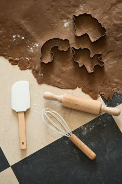 Utensilios de repostería Nordwik de silicona for barn 3 piezas, Crema