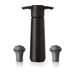 Vacuvin wine saver gift pack, Negro