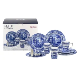 Vajilla Blue Italian, 12 piezas