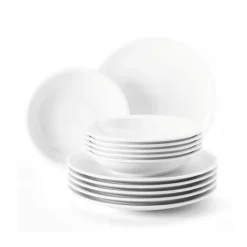 Vajilla Compact 12 piezas, Blanco