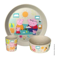 Vajilla infantil Connect 3 piezas, Peppa Pig
