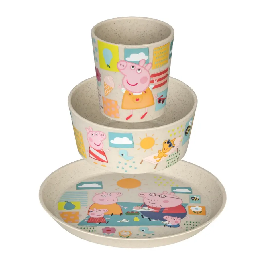 Vajilla infantil Connect 3 piezas, Peppa Pig