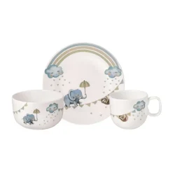 Vajilla infantil Walk like an Elephant, 3 piezas