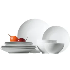 Vajilla Loft blanco, 12 piezas