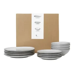 Vajilla Nordic Sand, 12 piezas