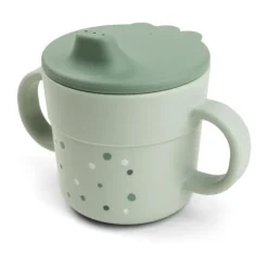 Vaso con boquilla Happy Dots foodie 21,5 cl, Green