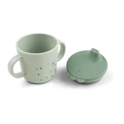 Vaso con boquilla Happy Dots foodie 21,5 cl, Green