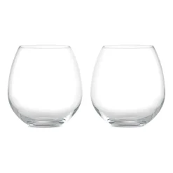 Vaso de agua Premium 52 cl, 2 unidades, Transparente