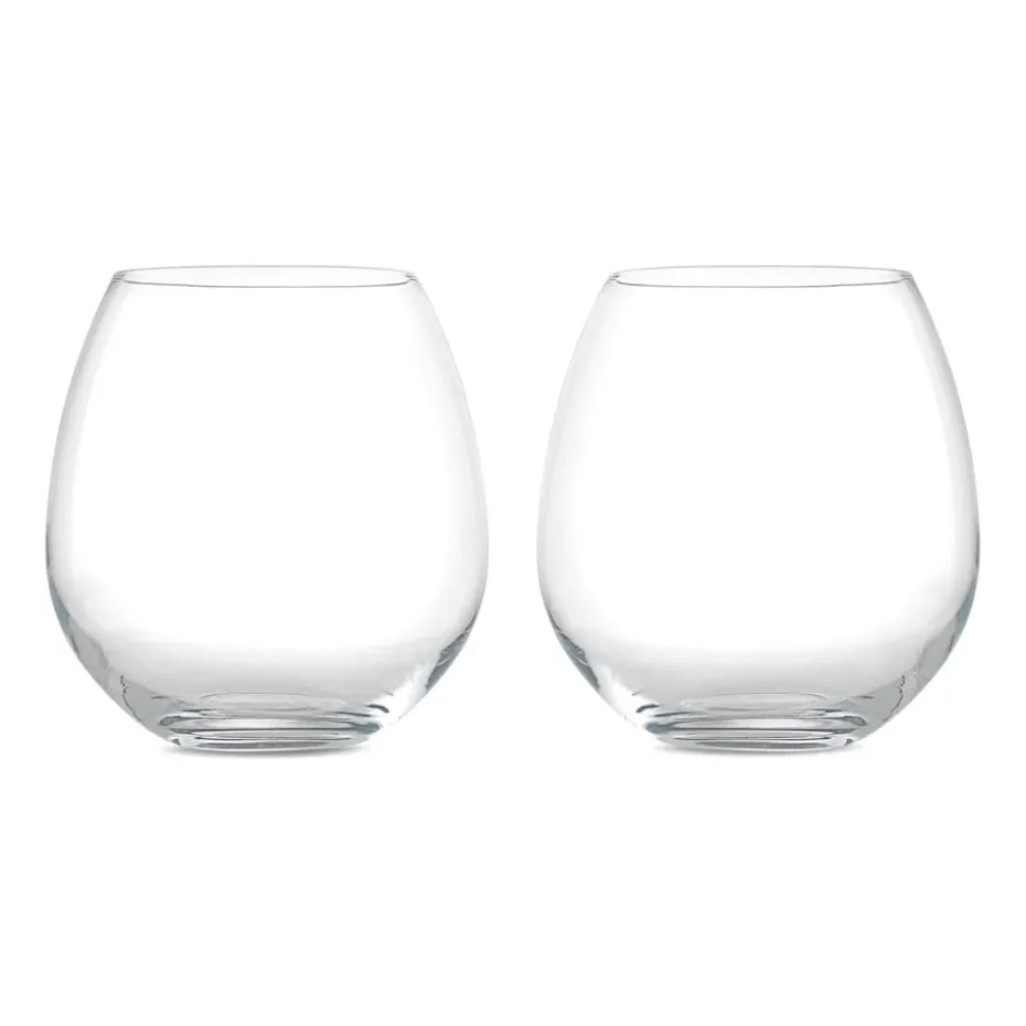 Vaso de agua Premium 52 cl, 2 unidades, Transparente
