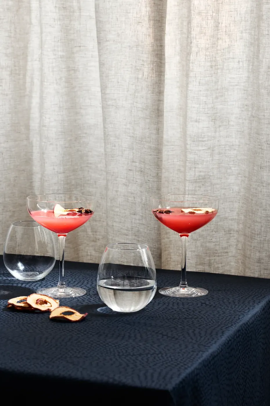 Vaso de agua Premium 52 cl, 2 unidades, Transparente