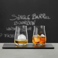 Vaso de borbón Single Barrel, 2 unidades, claro