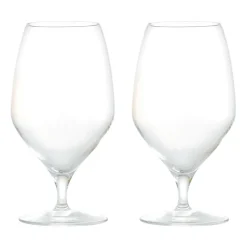 Vaso de cerveza Premium 60 cl, 2 unidades, Transparente