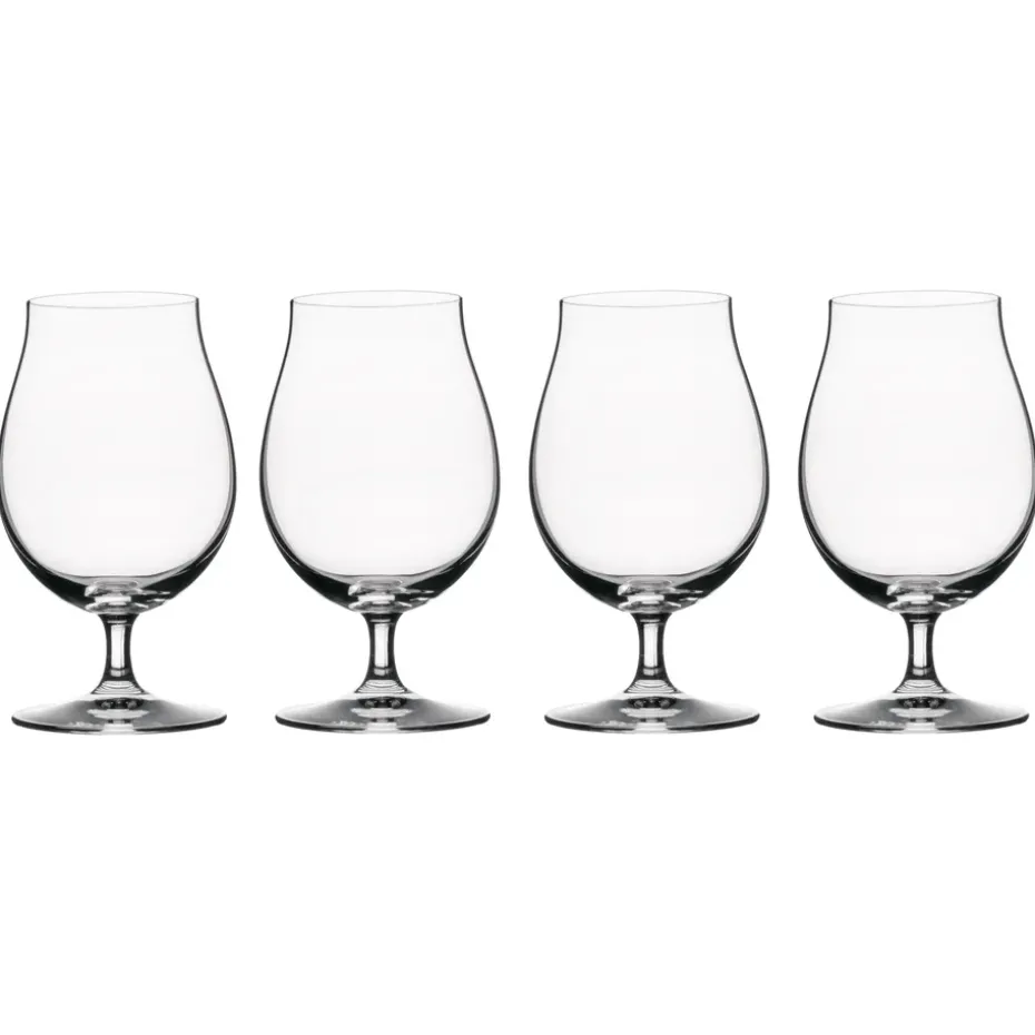 Vaso de cerveza Tulip Beer Classics 4 unidades, claro