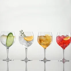 Vaso de gin & tonic 63 cl, 4 unidades, claro