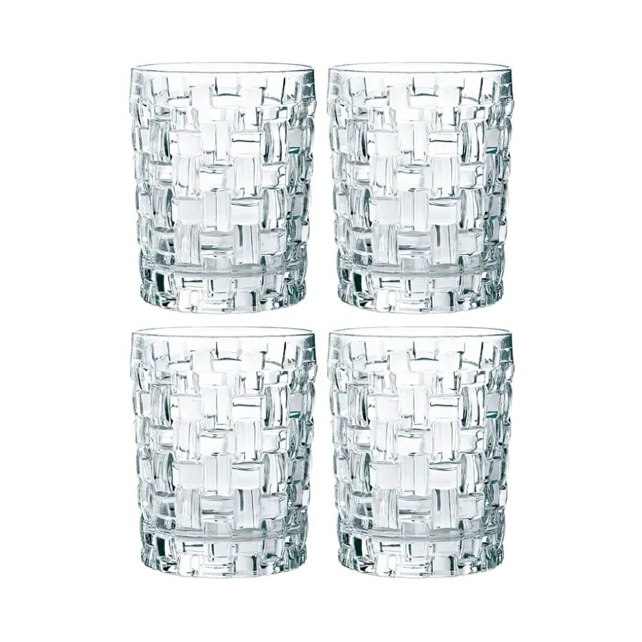 Vaso de whisky Bossa Nova 33 cl 4 piezas, Transparente