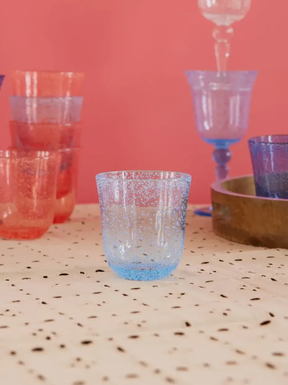 Vaso diseño burbuja Rice acrílico 41 cl, Menta