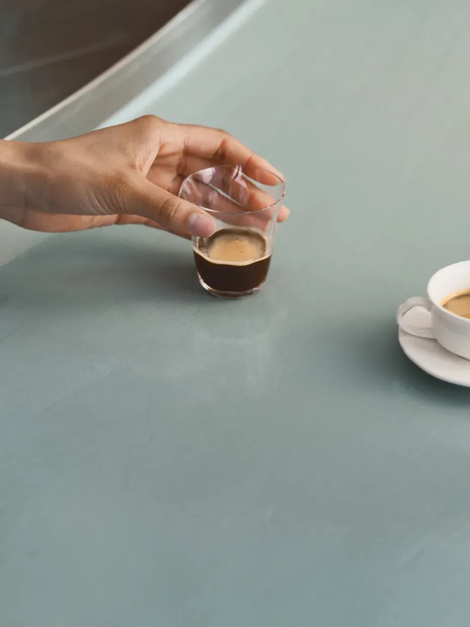 Vaso espresso de doble cristal Silhouette 11 cl set de 4, Clear
