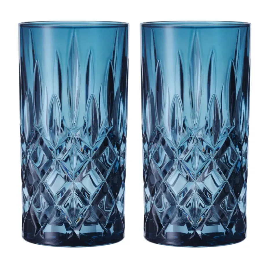Vaso Noblesse Longdrink 39,5 cl 2-pack, Vintage blue
