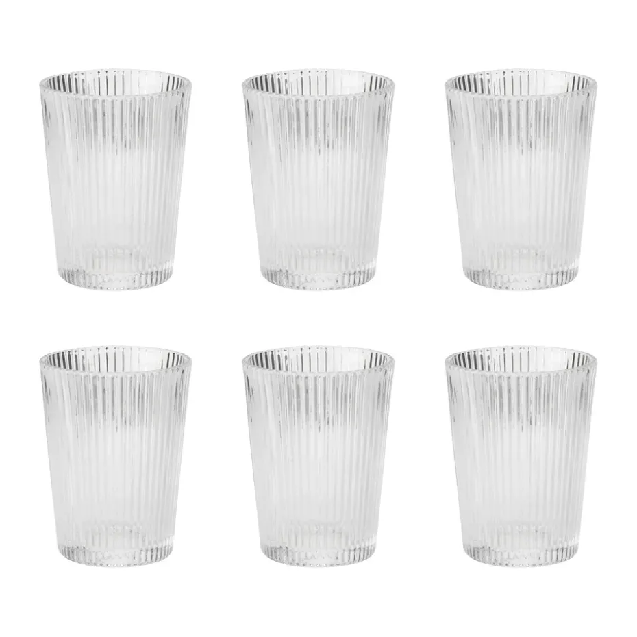Vaso Pilastro 15 cl, 6-pack, Clear