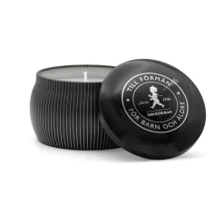 Vela aromática Solstickan 25 h, Negro-madera de cedro