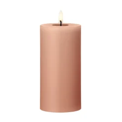 Vela LED ester & erik, 20 Rosy caramel, 15 cm