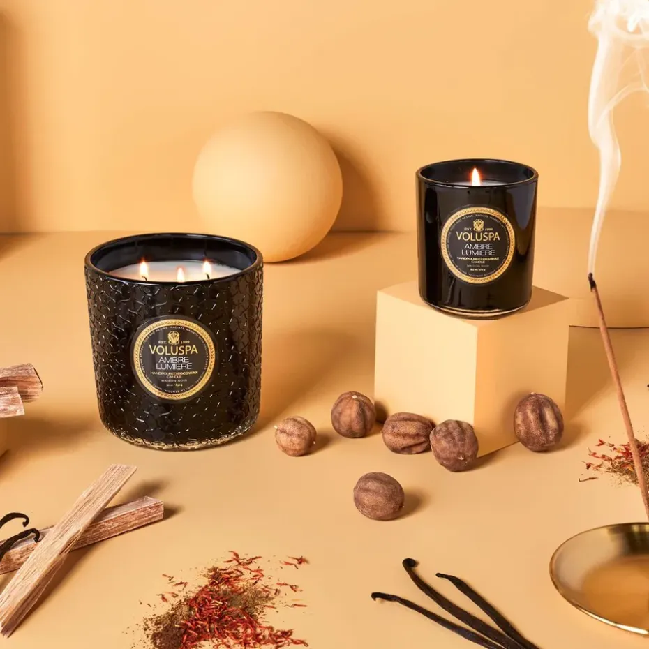 Vela perfumada Classic Maison Noir 60 horas, Ambre Lumiere