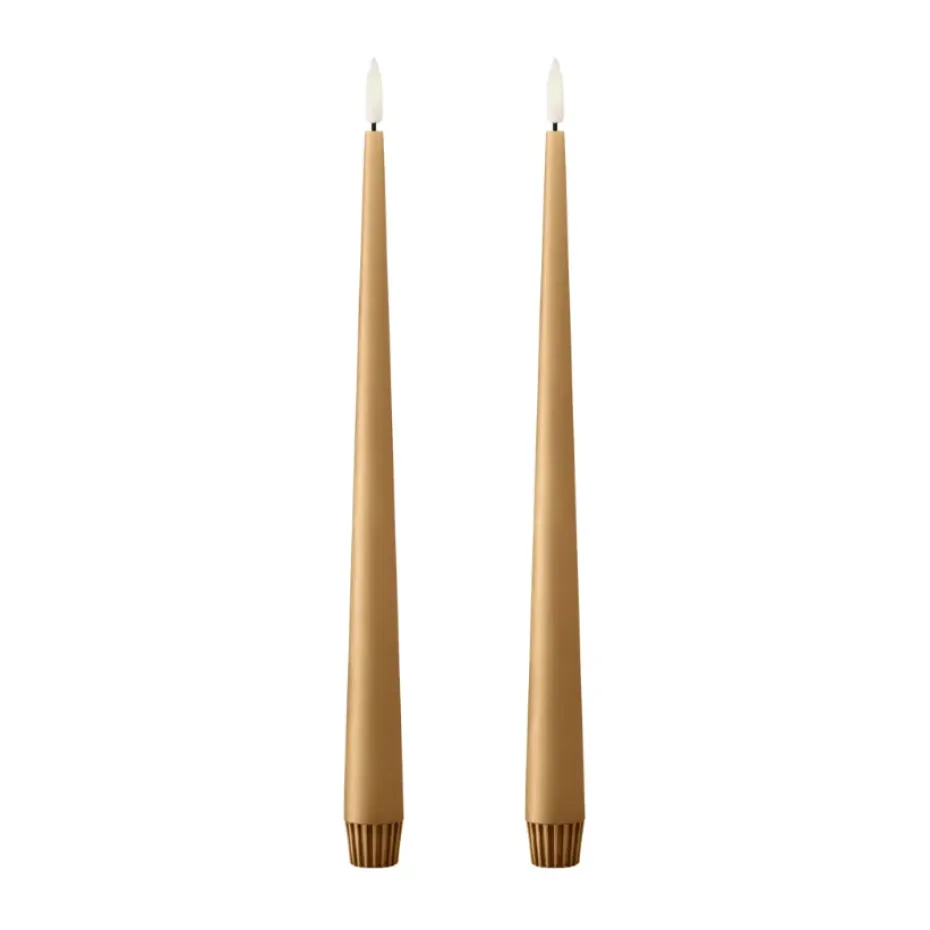 Velas LED ester & erik, 2-pack, 27 Almond butter , 30 cm