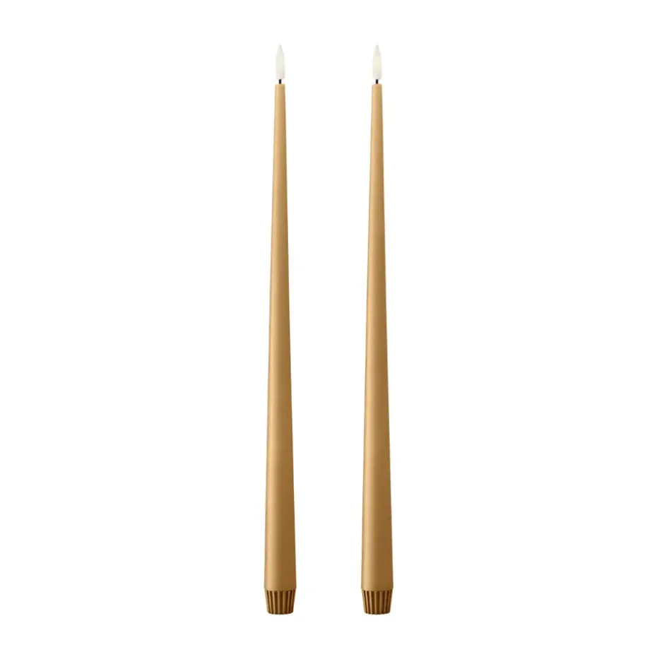 Velas LED ester & erik, 2-pack, 27 Almond butter, 40 cm