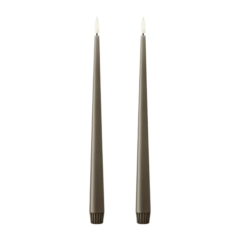 Velas LED ester & erik, 2-pack, 77 Caviar , 30 cm