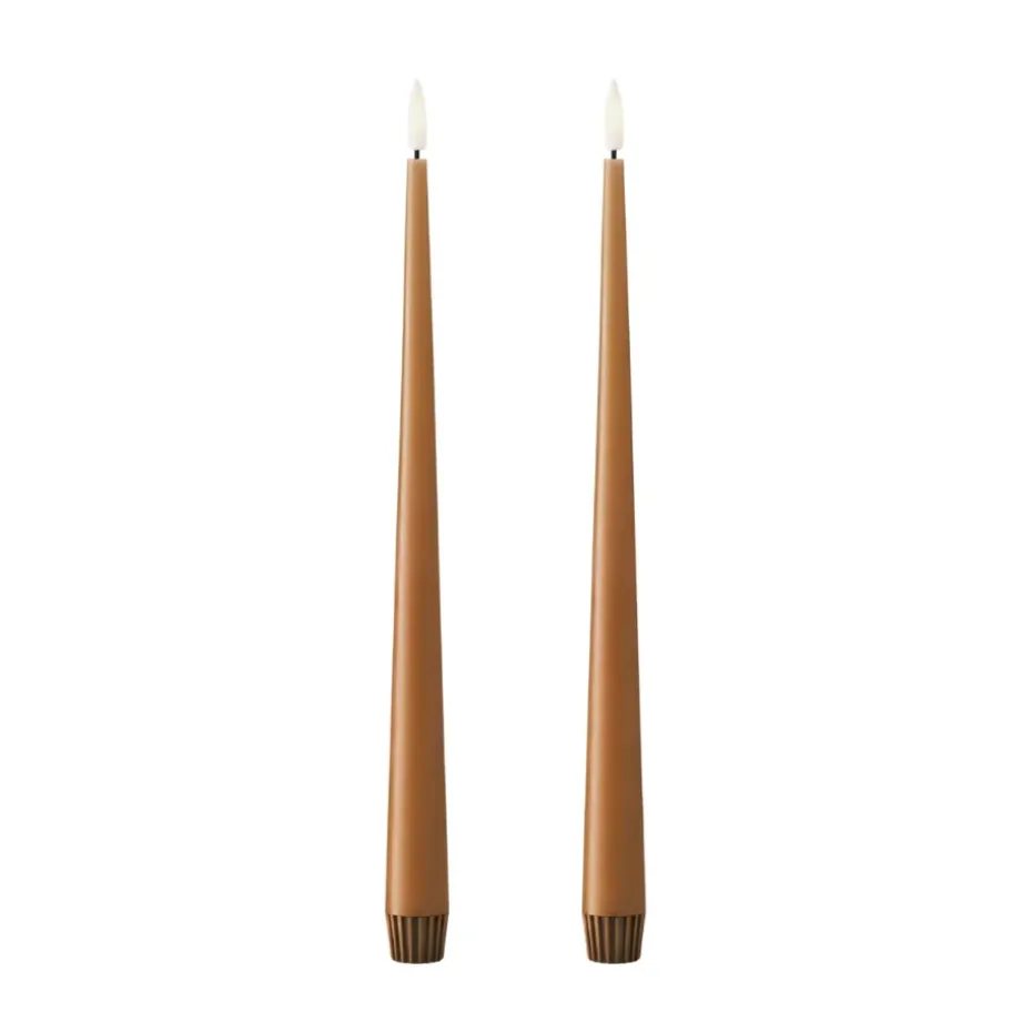 Velas LED ester & erik, 2-pack, 23 Raw Toffee , 30 cm