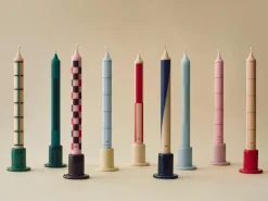 Velas Pattern 4-pack, Greens-burdeos
