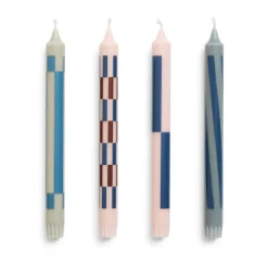 Velas Pattern 4-pack, Light pink-blue