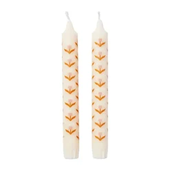 Velas Tulip 2-pack, White-soft pink