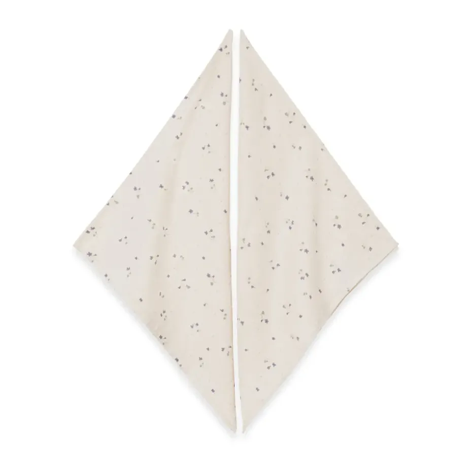 Viola Muslin manta pequeña 2 piezas, 60x60 cm