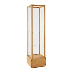 Vitrina Japanese mediana, Roble aceitado en tono cálido